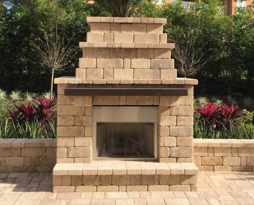 Fire Pit Installation by BLG Environmental Services - professional Hardscape Installation and Hardscape Design in Orlando, Florida
