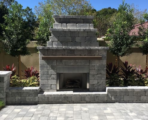 Cozy Nights in a Backyard Landscape Orlando Florida by BLG Environmental Services