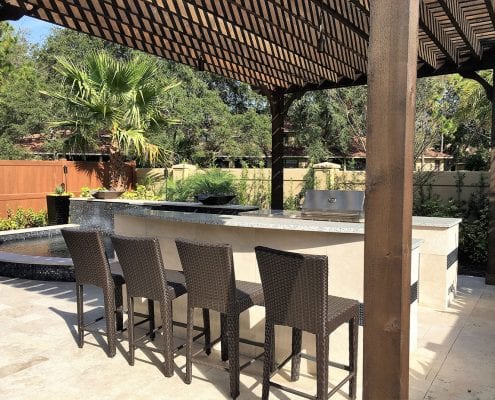 BLG Environmental Services Pool Landscape Design Project in Orlando, Florida