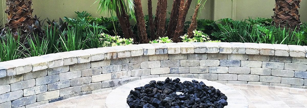 Learn How Our Landscape Designer in Orlando FL Implemented a New Seating Wall at BLG Environmental Services