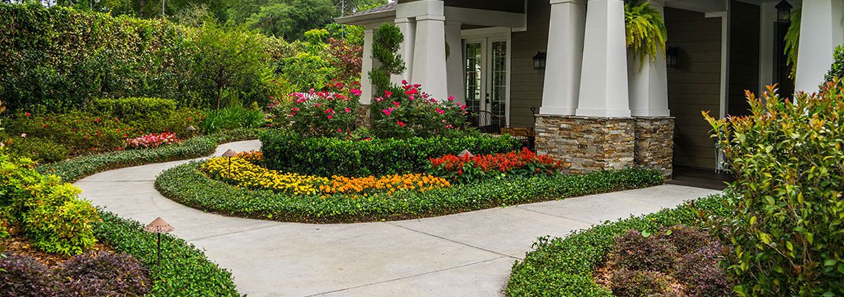 The Best Font Yard Landscape Design in Orlando Florida by BLG Environmental Services