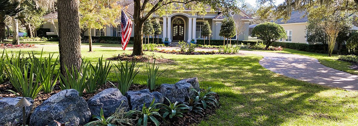 Orlando Florida Estate Landscape Design by BLG Environmental Services
