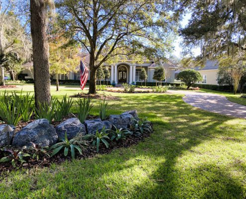 Orlando Florida Estate Landscape Design by BLG Environmental Services